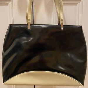 DKNY City Handbag (New w/o tags) - Black & Beige